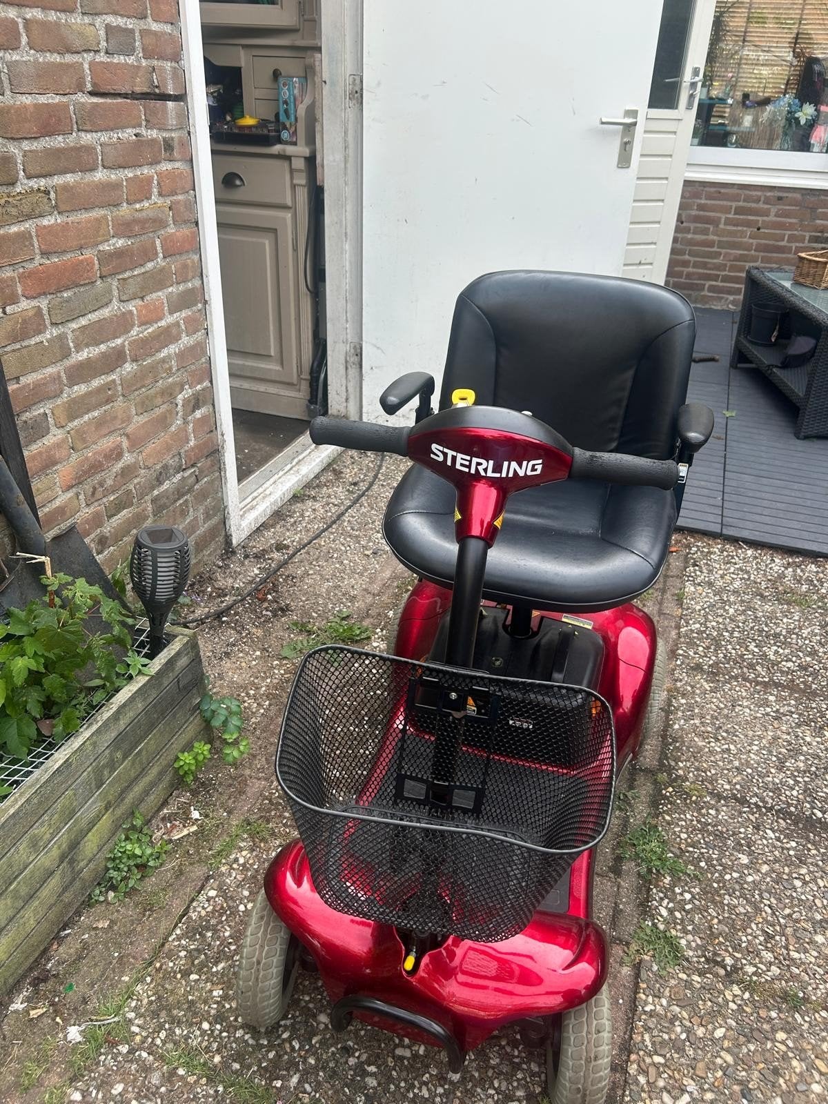 fijne compleet opvouwbare scootmobiel., Diversen, Brommobielen en Scootmobielen, Ophalen, Zo goed als nieuw, 16 t/m 25 km, 10 km/u of minder