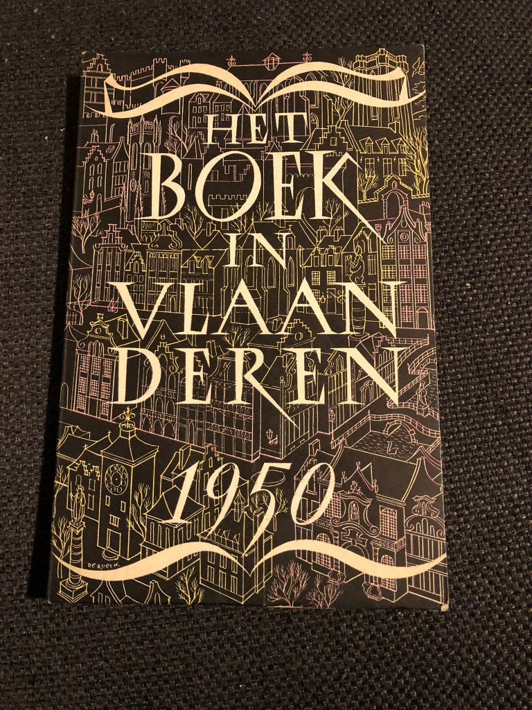 Het boek in Vlaanderen 1950 *reclame boek: Hugo Claus, Nero, Ophalen of Verzenden, Gelezen, België