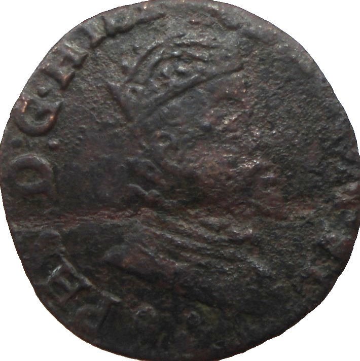 Nederland - Brabant 2 mijt / korte z.j. (1571-1579) (2), Ophalen of Verzenden, Vóór koninkrijk, Overige waardes, Losse munt