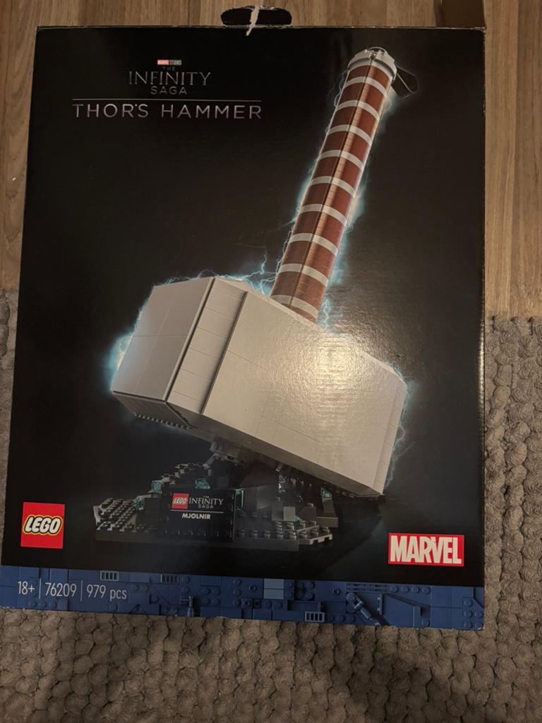 Lego thor hamer, Ophalen of Verzenden, Zo goed als nieuw