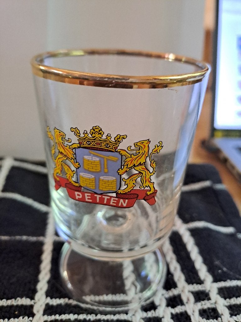 borrelglaasjes met naam, Glas of Glazen, Overige merken, Nieuw, Ophalen of Verzenden
