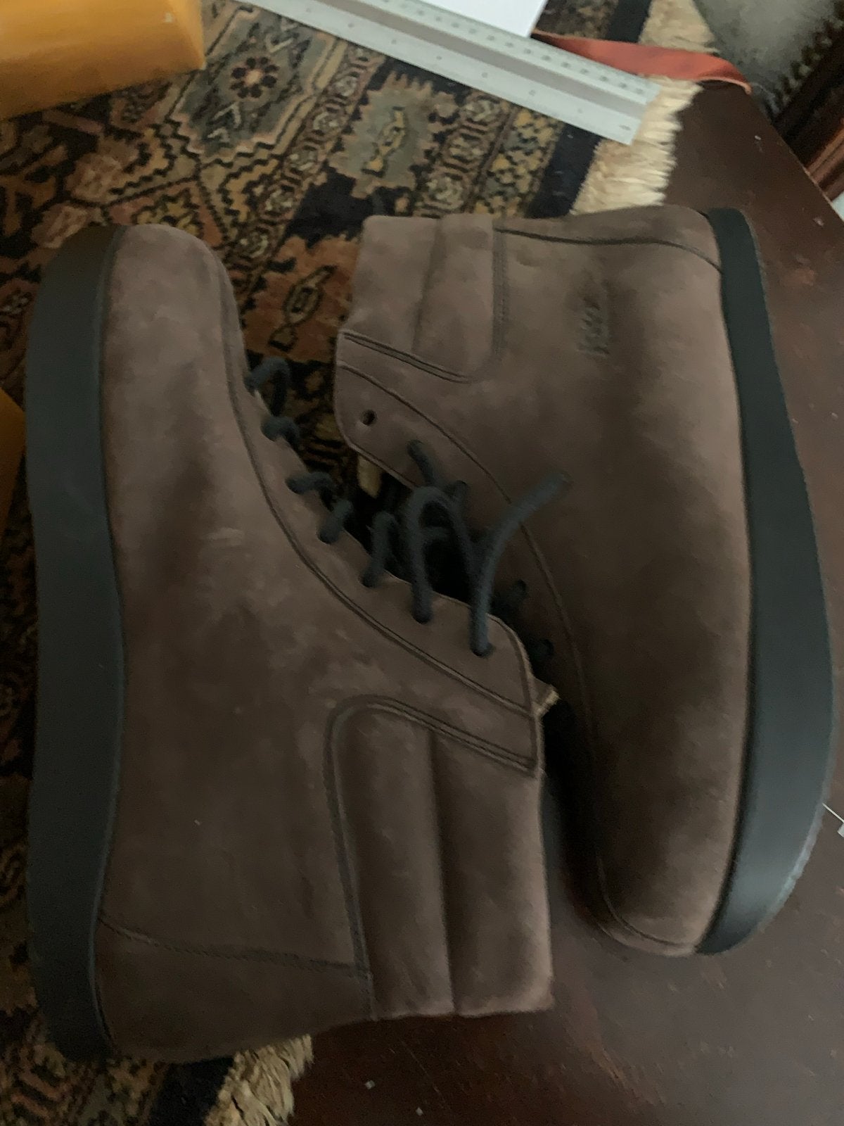 Roots Jacoform hoge donkerbruine Canadese schoenen, Kleding | Dames, Bruin, Lage of Enkellaarzen, Ophalen of Verzenden, Gedragen