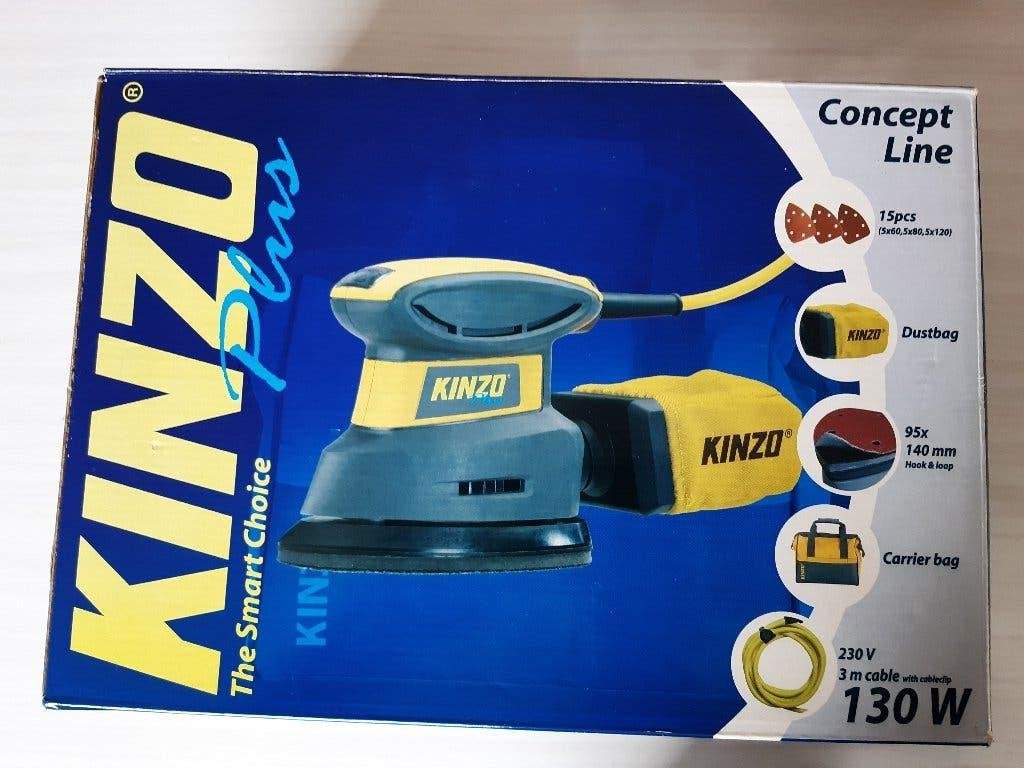 Kinzo elektrische schuurmachine, Ophalen of Verzenden, Gebruikt, Minder dan 600 watt, Vlakschuurmachine