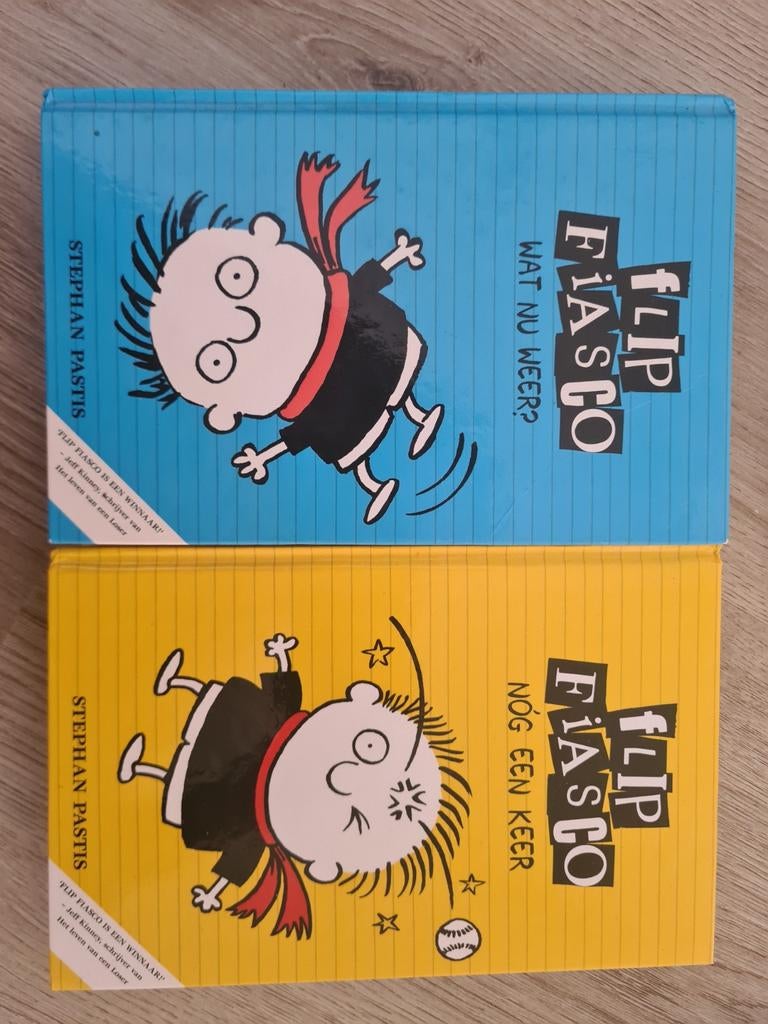 Flip fiasco 2 boeken, Ophalen, Zo goed als nieuw, Verhalen