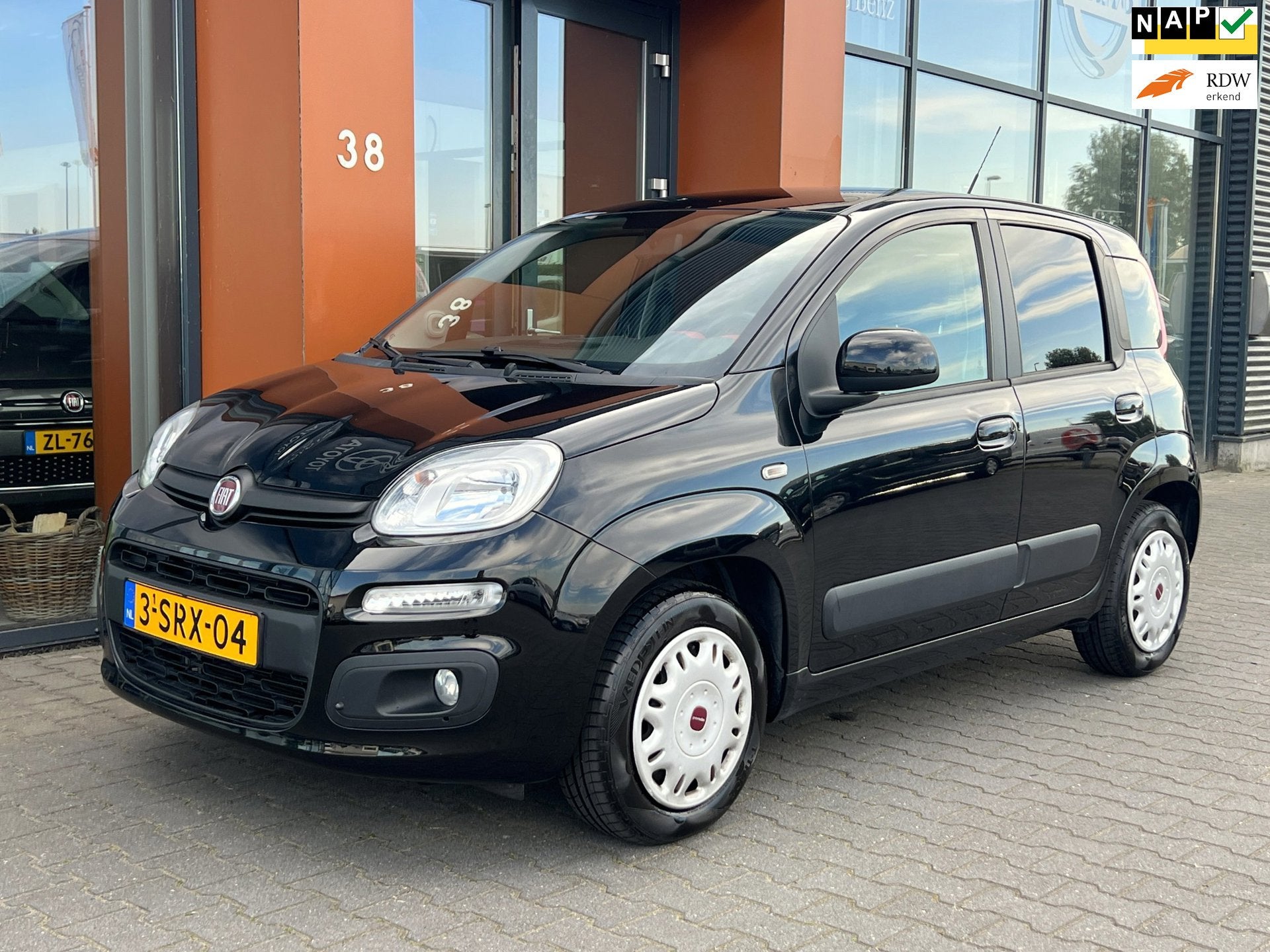 Fiat Panda 0.9 TwinAir|Airco|NAP|AUX|El.ramen+Spiegels, Euro 5, Gebruikt, 31 €/maand, Panda