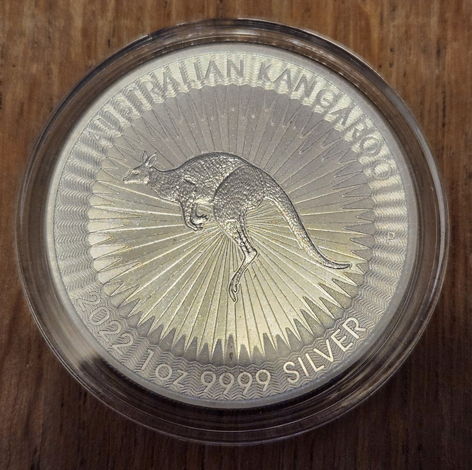 1 oz Australian Kangaroo 2022 zilver in capsule, Ophalen of Verzenden, Zilver
