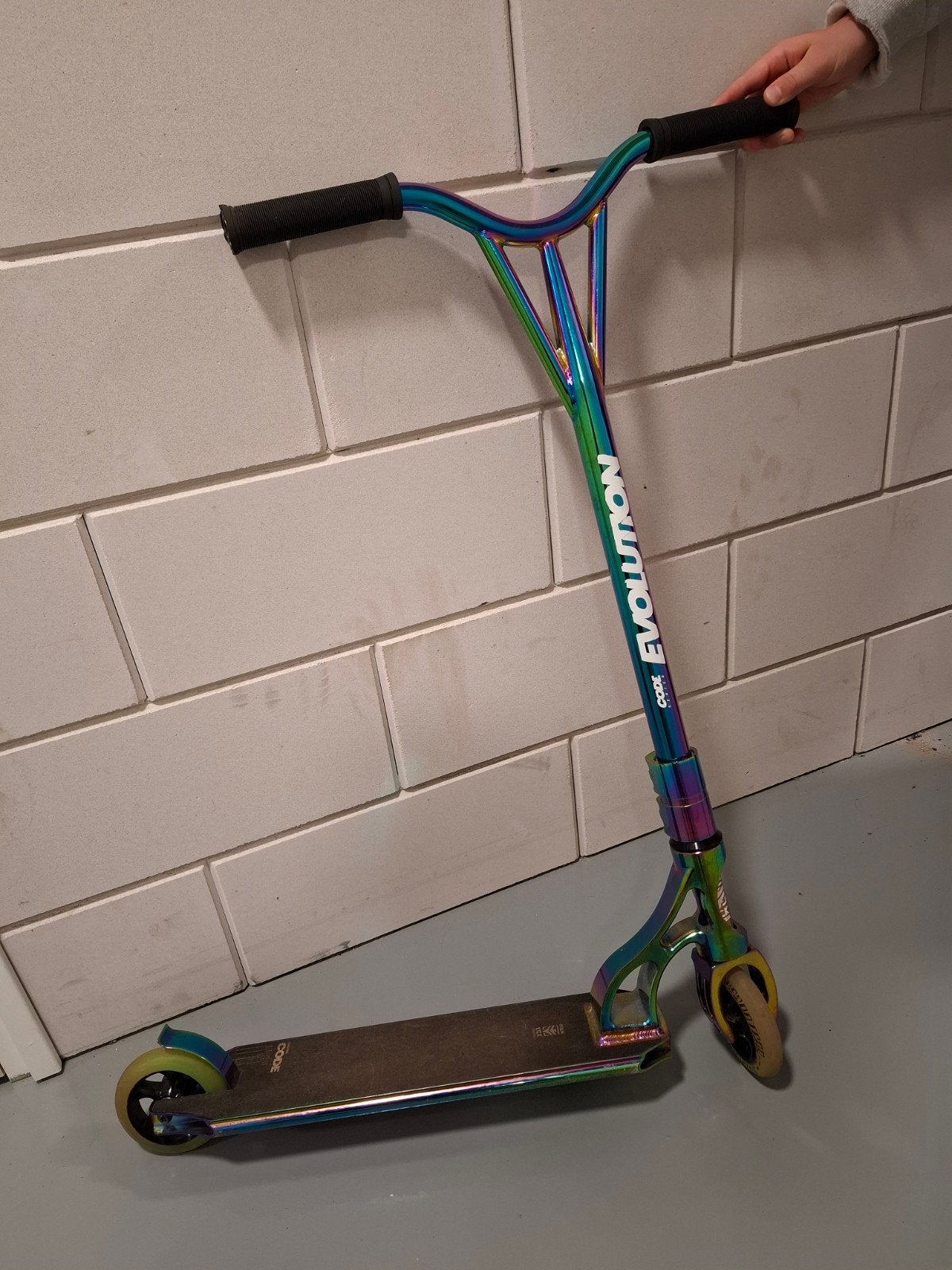 stuntstep raven code 85cm hoog, Fietsen en Brommers, Steps, Ophalen, Gebruikt, Gewone step, Raven code