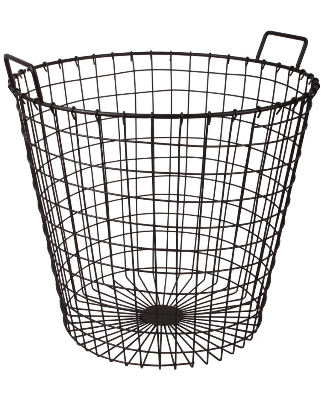 Metalen Mand Aardappels / Houtblokken - Zwart, Ophalen, Gebruikt, 50 tot 100 cm, Metaal