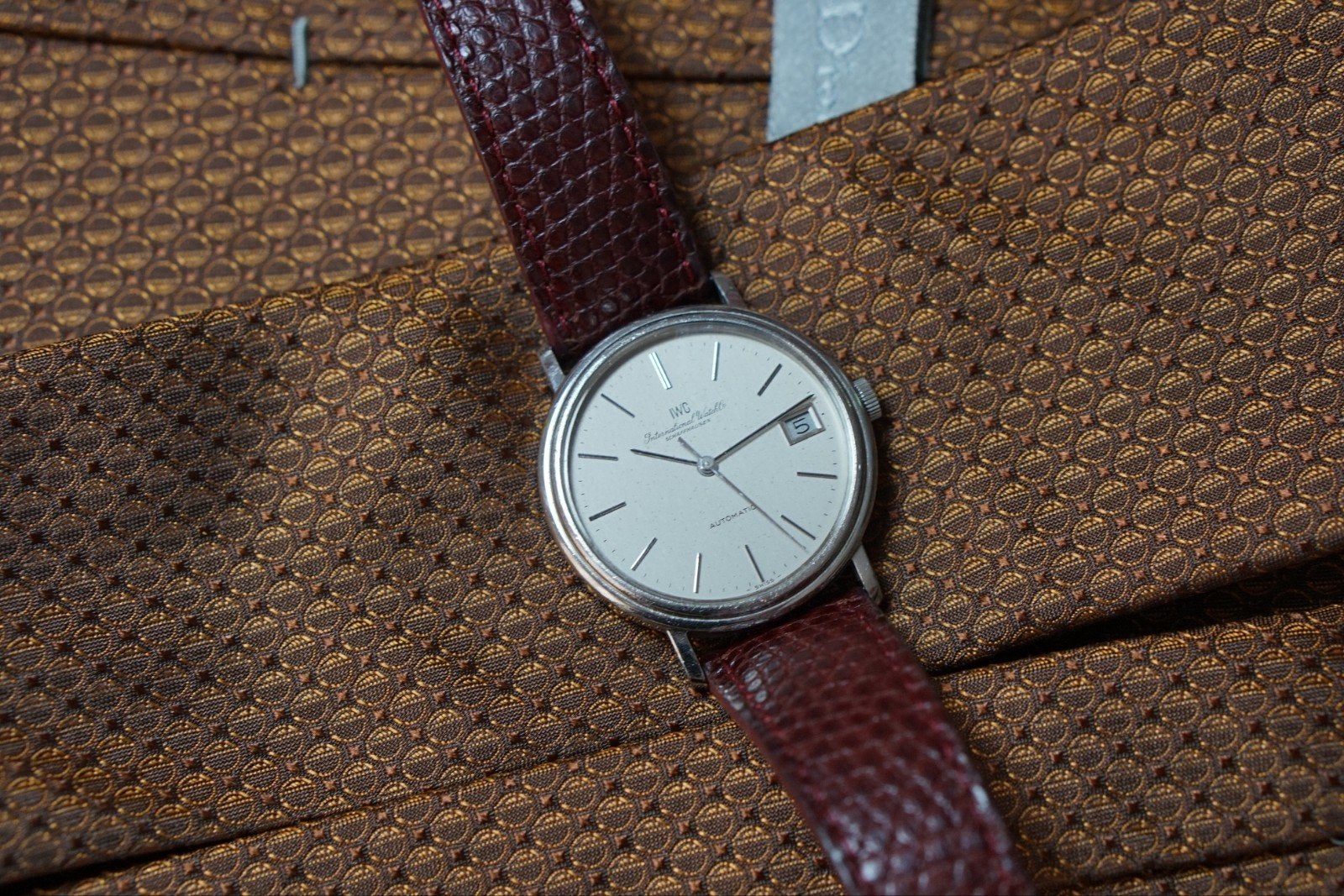 IWC portofino met JLC 889., Overige merken, Staal, Polshorloge, Ophalen of Verzenden