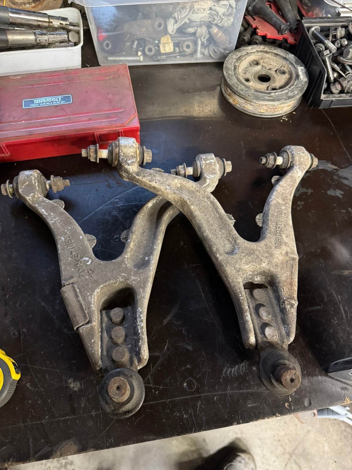 Set aluminium draagarmen voor volvo 850, Ophalen of Verzenden, Volvo