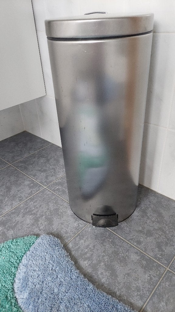 brabantia pedaalemmer 30 liter, Huis en Inrichting, Woonaccessoires | Prullenbakken, Ophalen, Met pedaal, 50 tot 75 cm, Zo goed als nieuw
