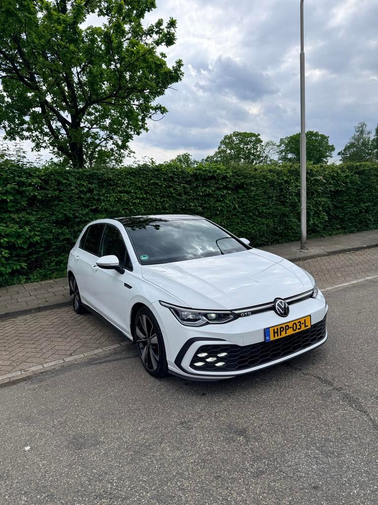 Volkswagen Golf GTD 2.0 Full Option 2022, Auto's, 730 kg, Zwart, 4 cilinders, Wit