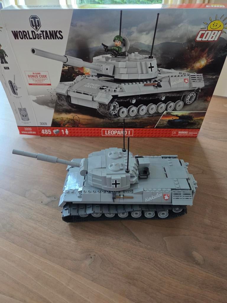 Cobi World of Tanks Leopard I., Ophalen of Verzenden, Zo goed als nieuw, Overige merken