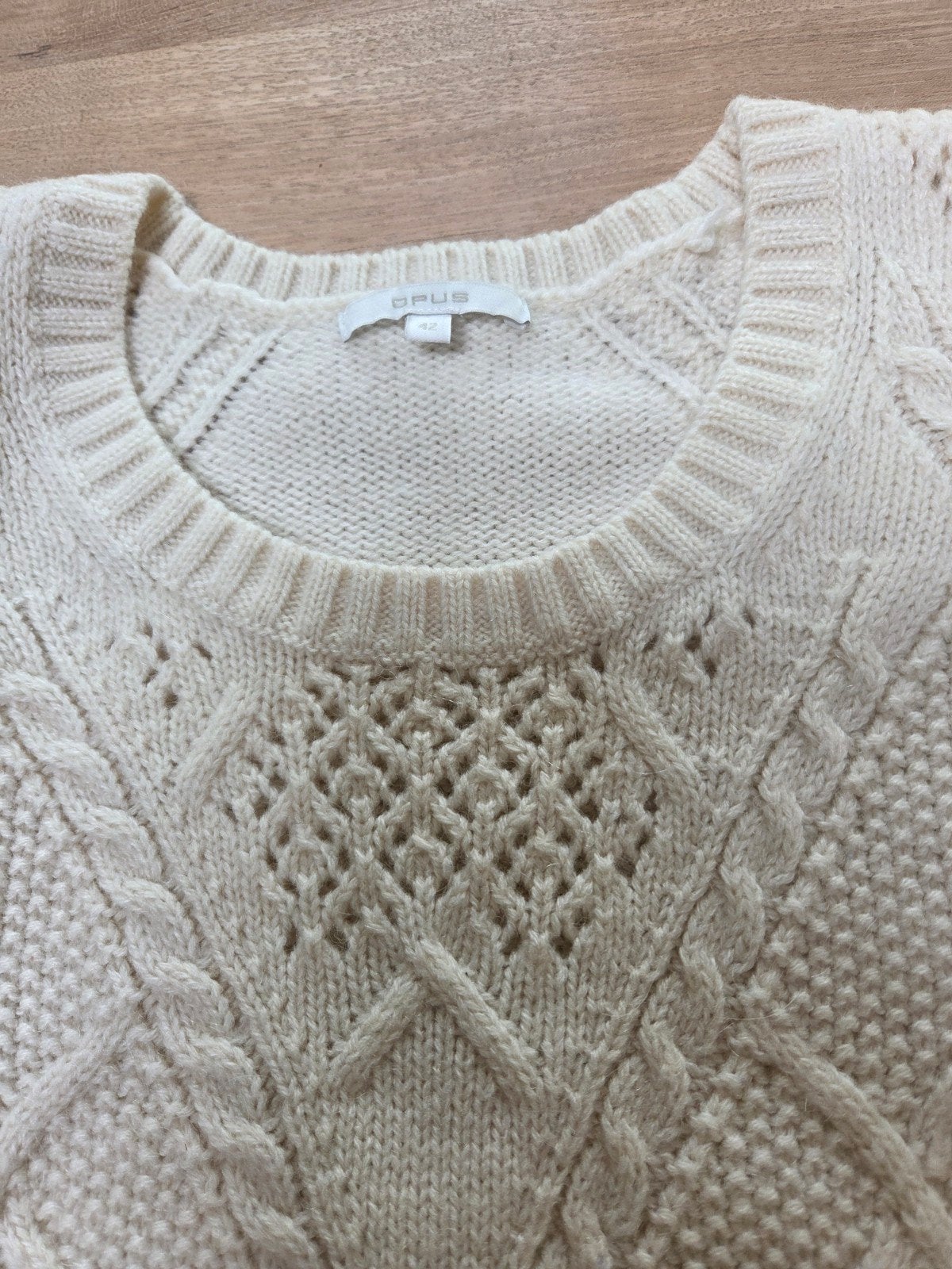 Opus Trui Maat 42 Roomkleurig, Beige, Maat 42/44 (L), Ophalen of Verzenden, Zo goed als nieuw