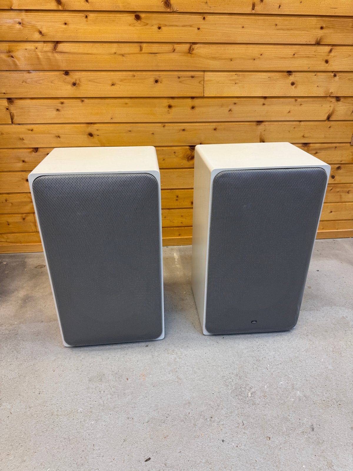 Braun SM 1004 Vintage Design Speakers., Stereo speakers, Gebruikt, 120 tot 150 watt, Ophalen