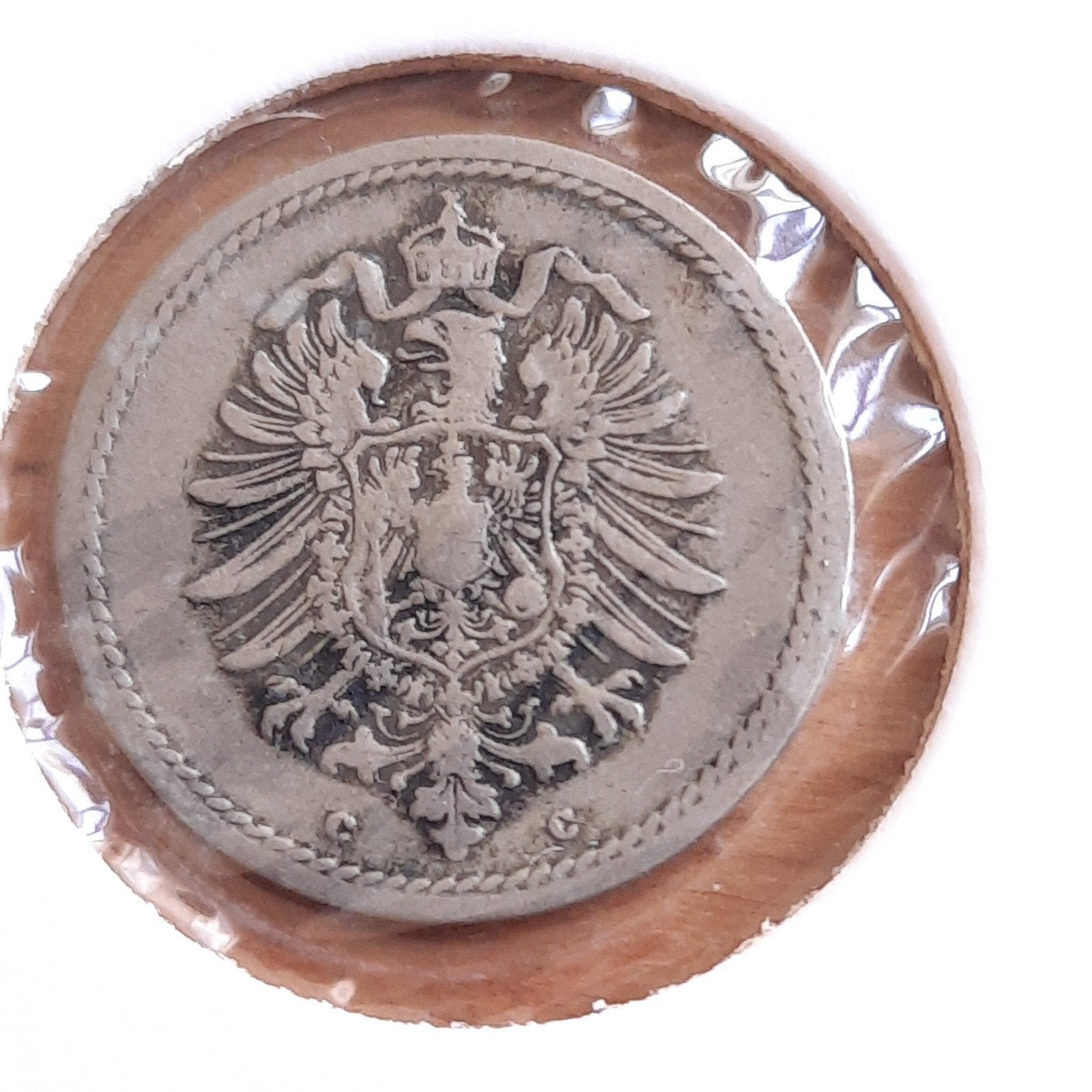 Munt 5 Pfenning Duitse Rijk 1875-CC, Verzenden, Duitsland