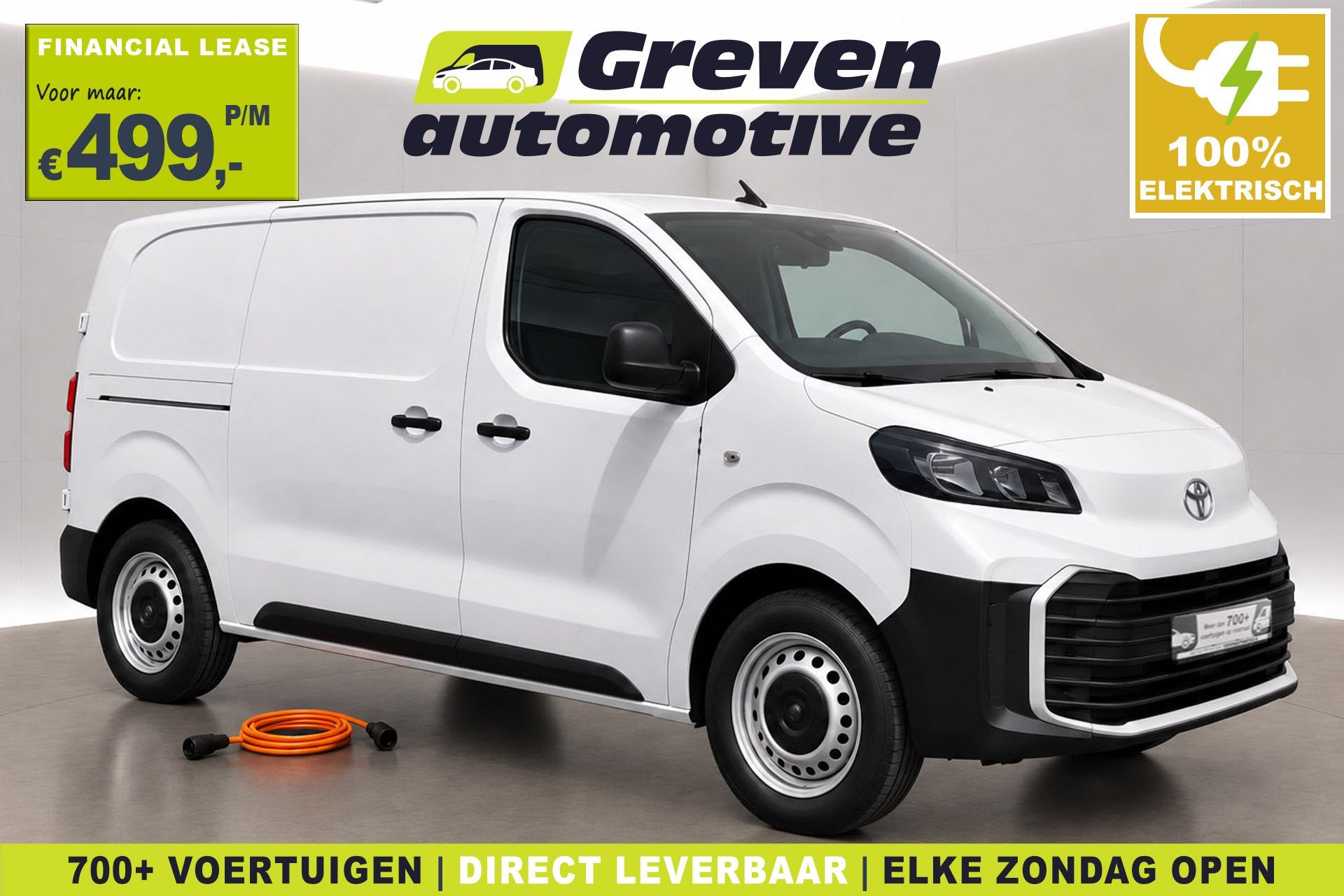 Toyota PROACE Electric Worker 75kWh L2H1 Long Range | NIEUW, Auto's, Automaat, 136 pk, Gebruikt, Wit