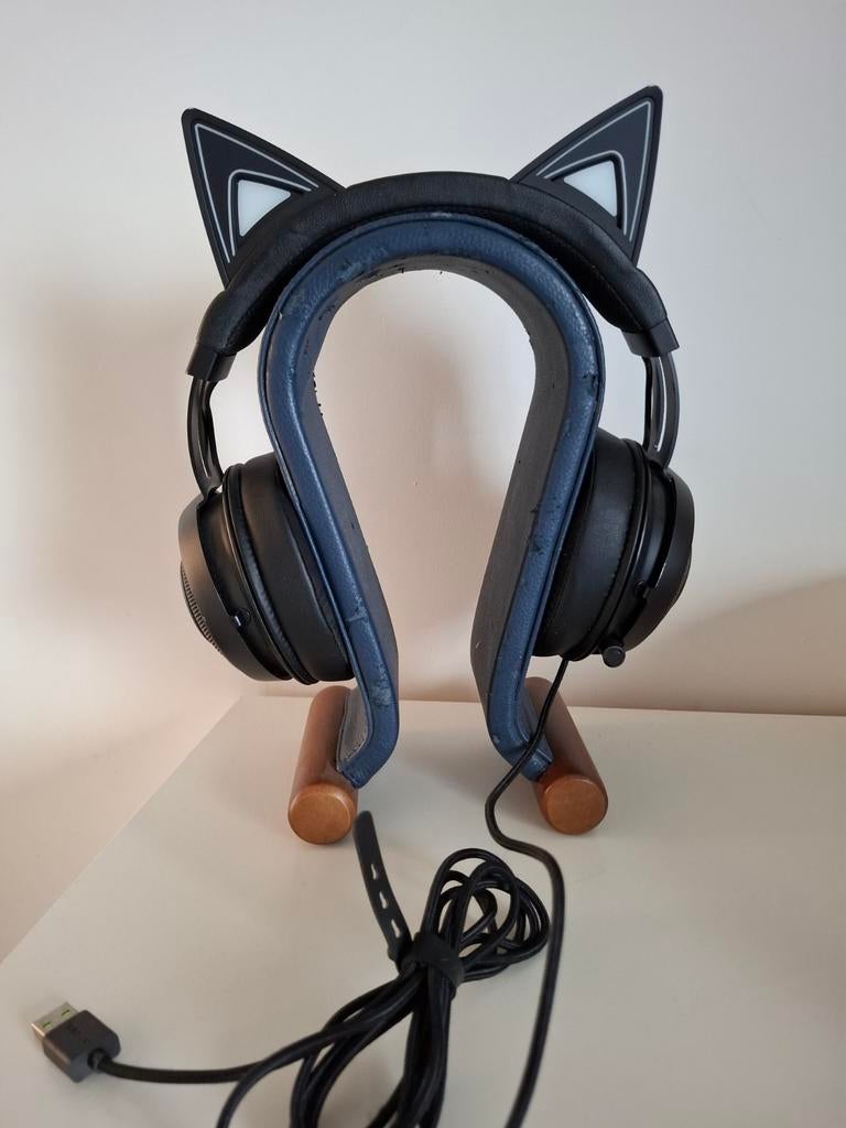 Razer Kraken Kitty USB Gaming Headset - Zwart, Audio, Tv en Foto, Koptelefoons, Ophalen of Verzenden, Gebruikt, Overige merken