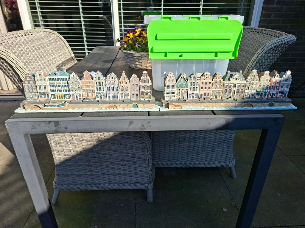 Blokker grachtenpandjes / huisjes - set van 2, Ophalen, Gebruikt, Overige typen