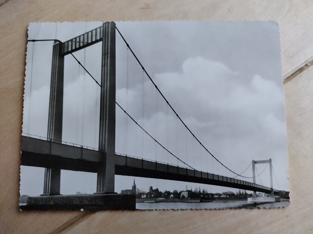 ansicht brug, Ophalen of Verzenden, 1940 tot 1960, Gelopen
