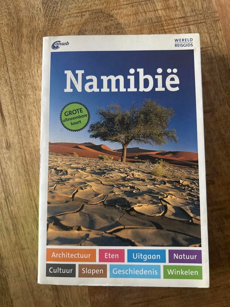 ANWB Wereld Reisgids Namibië met uitneembare kaart, Gelezen, Afrika, Ophalen of Verzenden, Reisgids of -boek