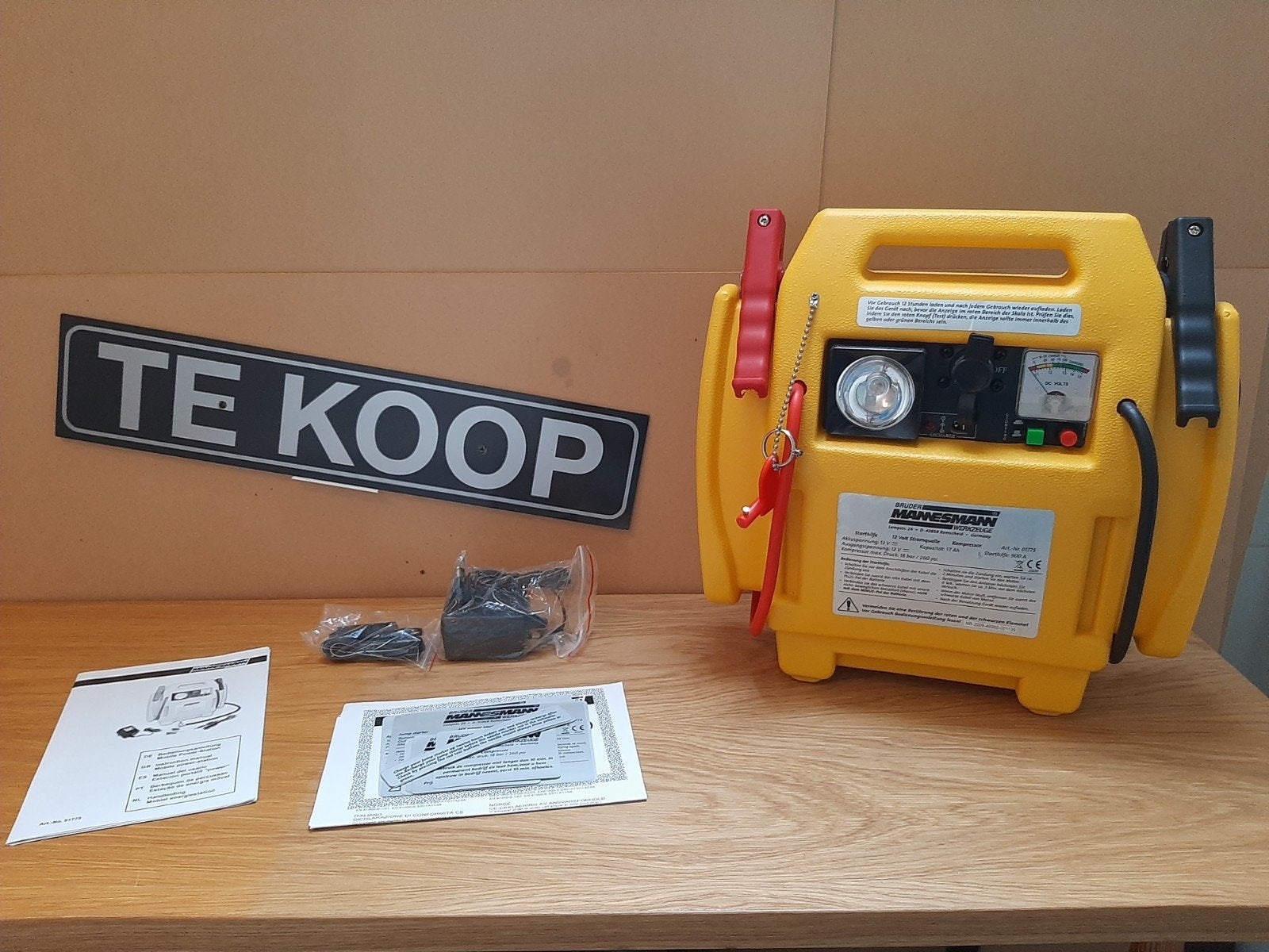 Mannesmann 12volt energiestation krachtstation  jumpstarter., Auto diversen, Jumpstarters, Zo goed als nieuw, Ophalen