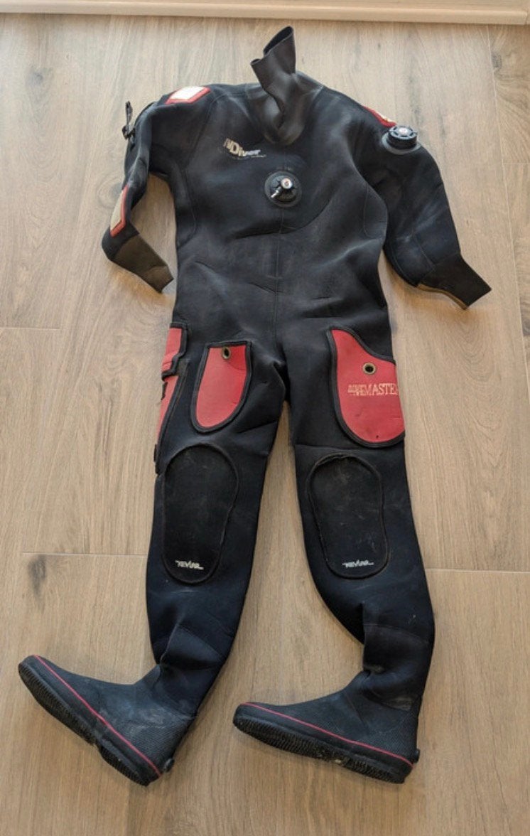 Droogpak Northern Diver maat L schoenmaat 44, Watersport en Boten, Duiken, Ophalen, Gebruikt, Duikpak
