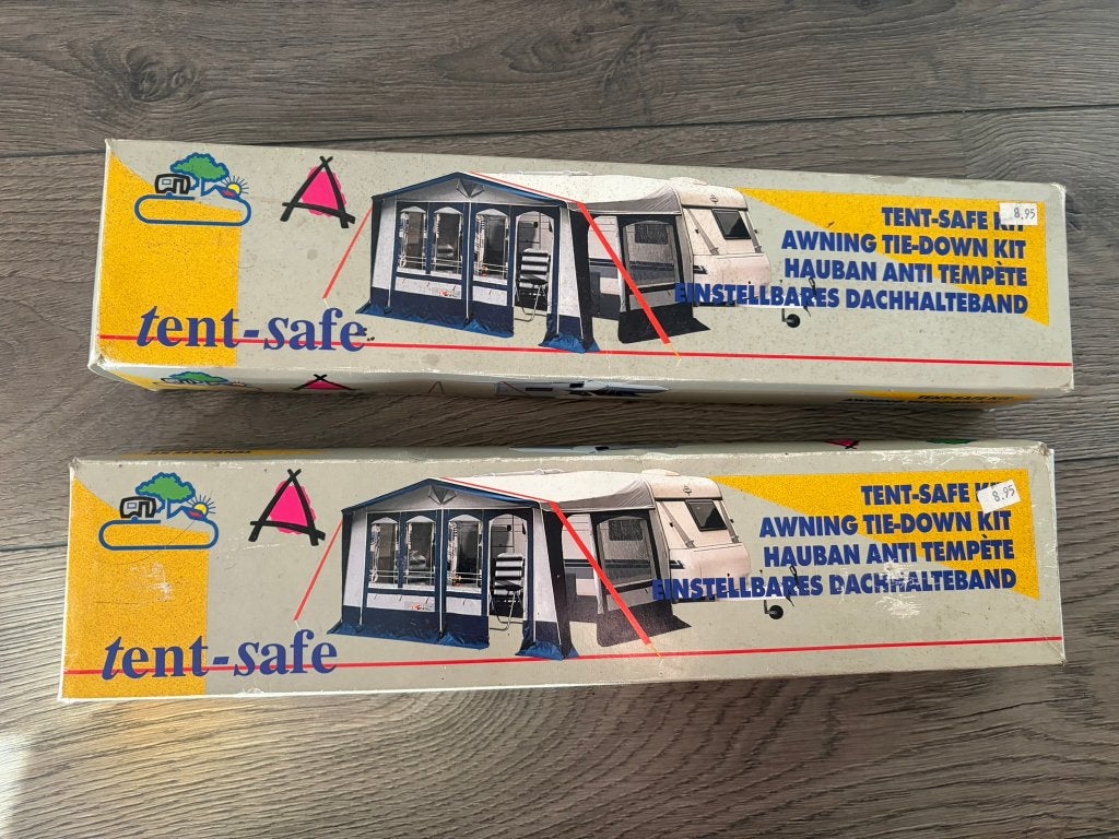 Stormbanden voortent luifel, nieuw in verpakking, 2 stuks, Caravans en Kamperen, Ophalen of Verzenden, Nieuw