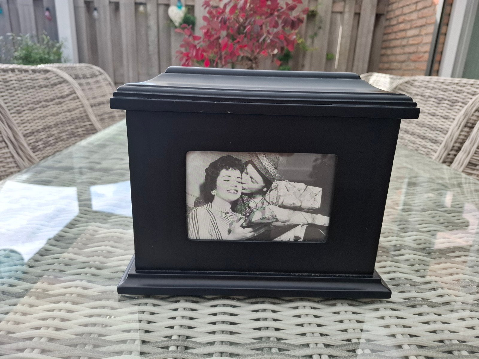 Riviera Maison Fotobox/Fotolijst Zwart, Gebruikt, Ophalen of Verzenden, Fotolijst, Zwart