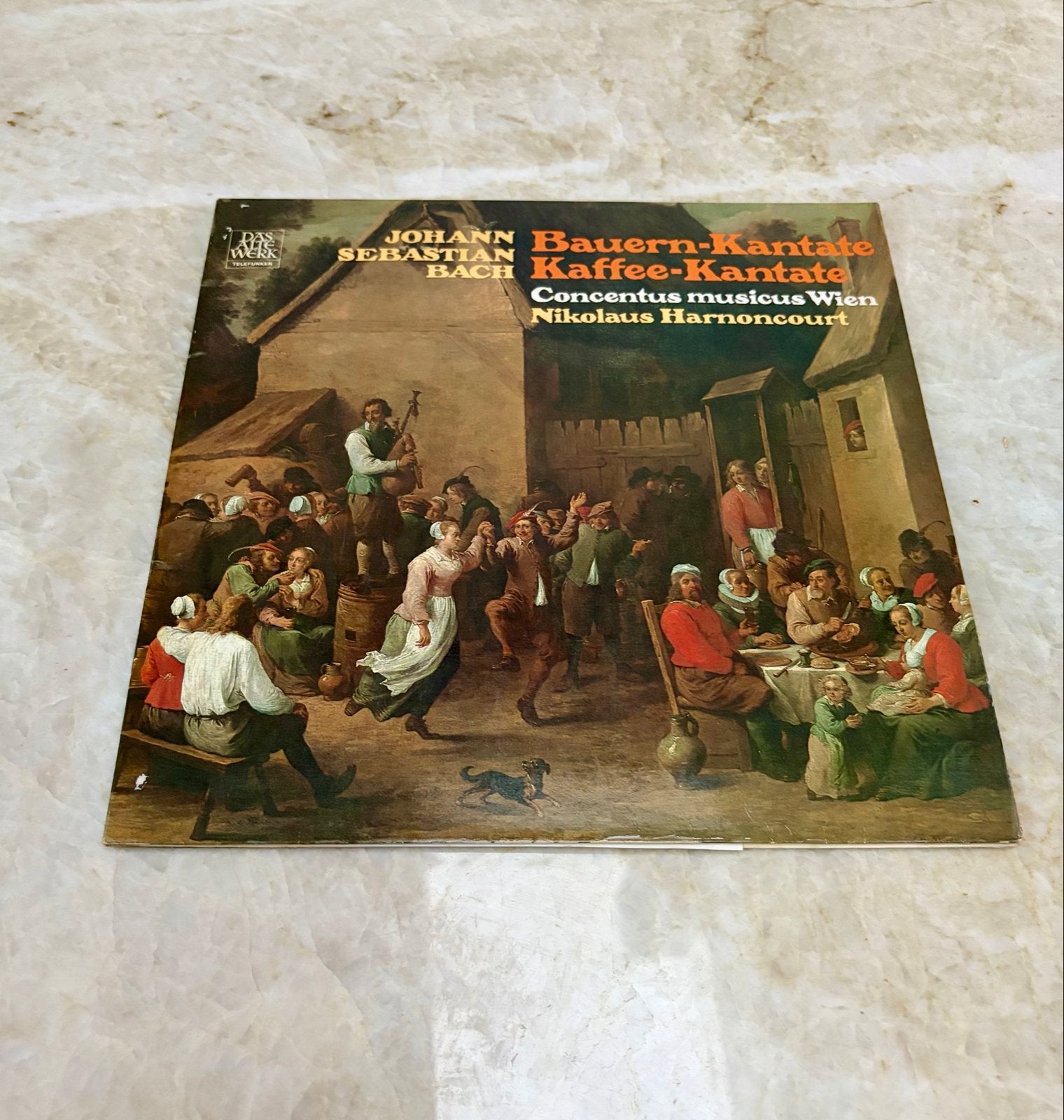Johann Sebastian Bach - Bauern-Kantate & Kaffee-Kantate, Cd's en Dvd's, Ophalen of Verzenden, Zo goed als nieuw, 12 inch, Barok