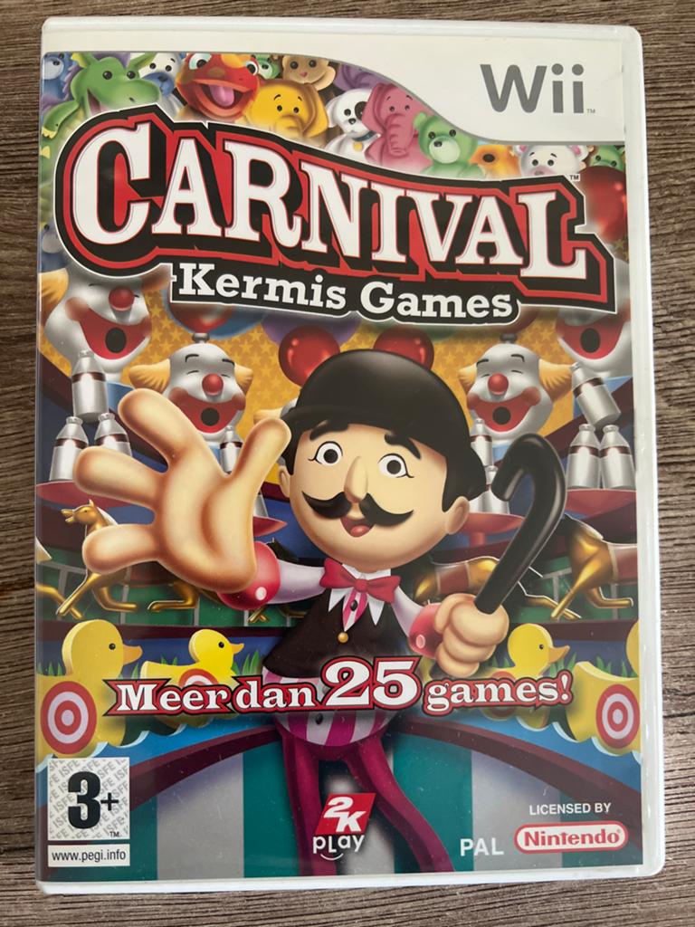Carnival Kermis Games Wii - Meer dan 25 games!, Spelcomputers en Games, Ophalen, Overige genres, Eén computer, Zo goed als nieuw