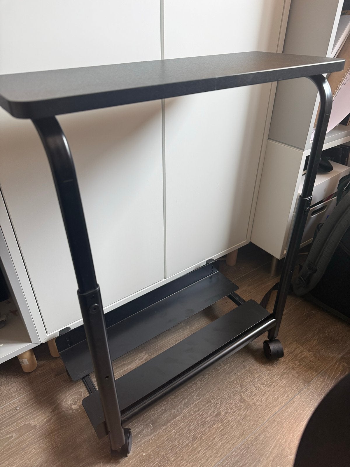 IKEA LÅNESPELARE computer roltafel / bijzettafel, Ophalen, Minder dan 55 cm, Gebruikt, Metaal of Aluminium