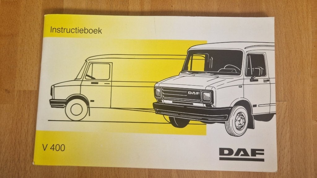 Instructieboekje DAF V400., Ophalen of Verzenden, Zo goed als nieuw, Overige merken
