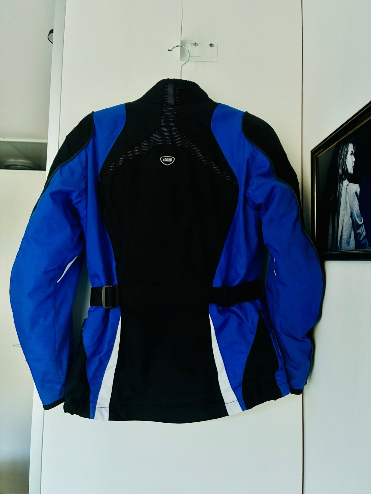 IXS Lady Fashion Motorjas - Zwart/Blauw, Motoren, Ophalen of Verzenden, Tweedehands, Dames, Jas | textiel