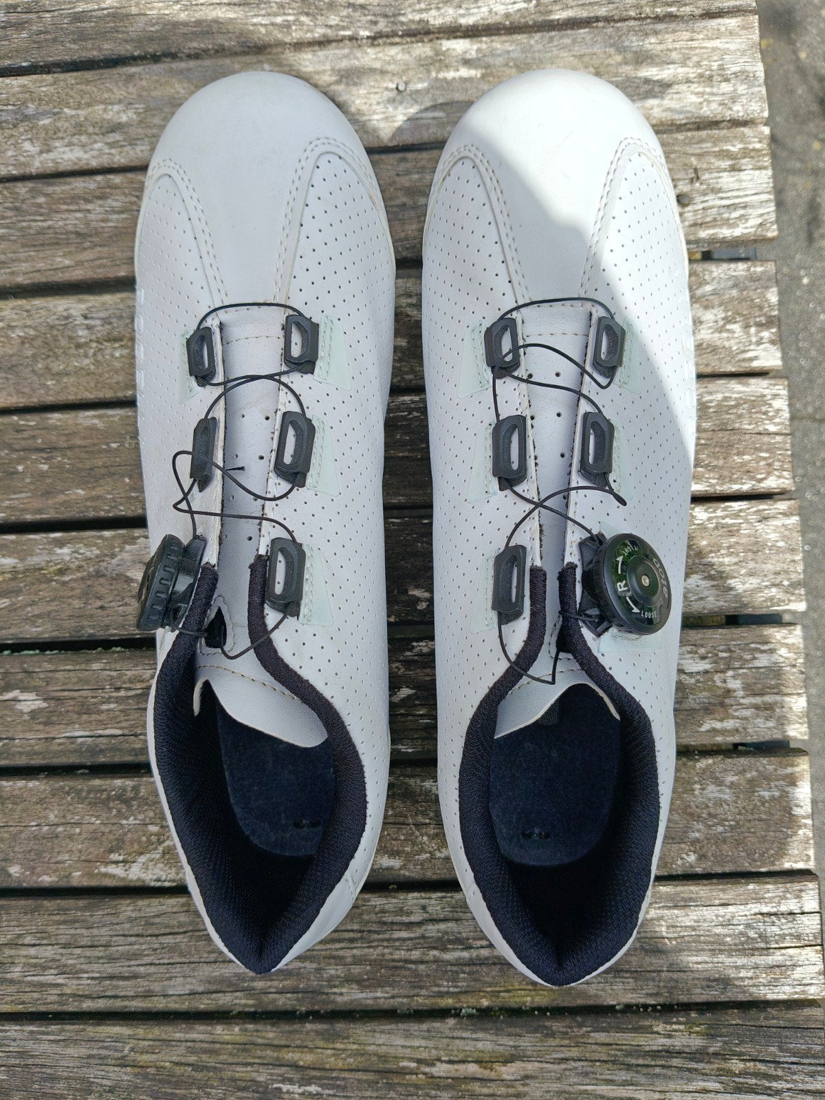 RACEFIETSSCHOENEN ROGELLI WIT MAAT 44 met boa, Ophalen, Zo goed als nieuw, Schoenen