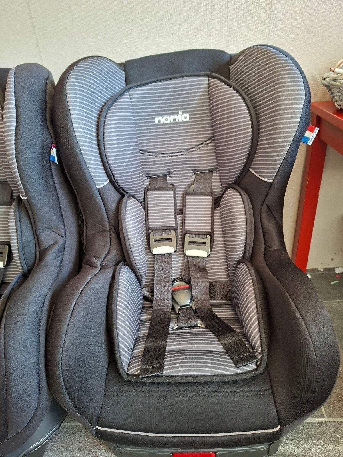 2 Nania autostoelen, Gebruikt, 15 t/m 36 kg, Isofix, Ophalen