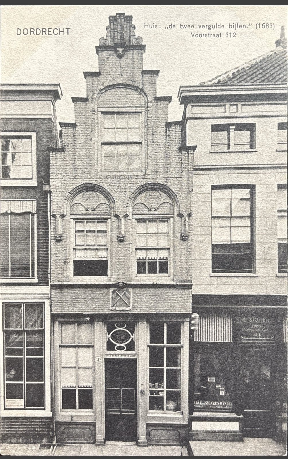 Dordrecht, Voorstraat 312, Ophalen of Verzenden, 1920 tot 1940, Ongelopen, Zuid-Holland
