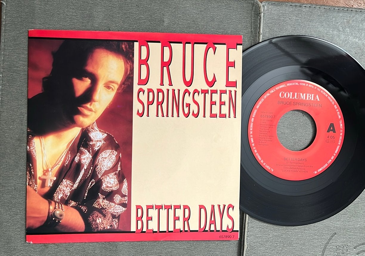 Bruce Springsteen - Better Days 7” EU 1992, 7 inch, Ophalen of Verzenden, Zo goed als nieuw, Pop