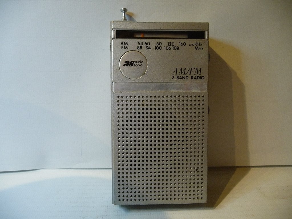 AS Audiosonic 2 band transistorradio. Verzending is mogelijk, Ophalen of Verzenden, Niet werkend, Transistorradio