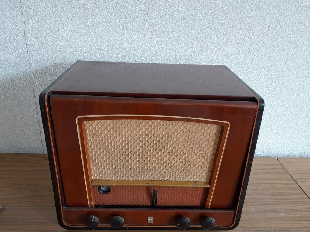Philips HX511A buizenradio, Antiek en Kunst, Antiek | Tv's en Audio, Ophalen
