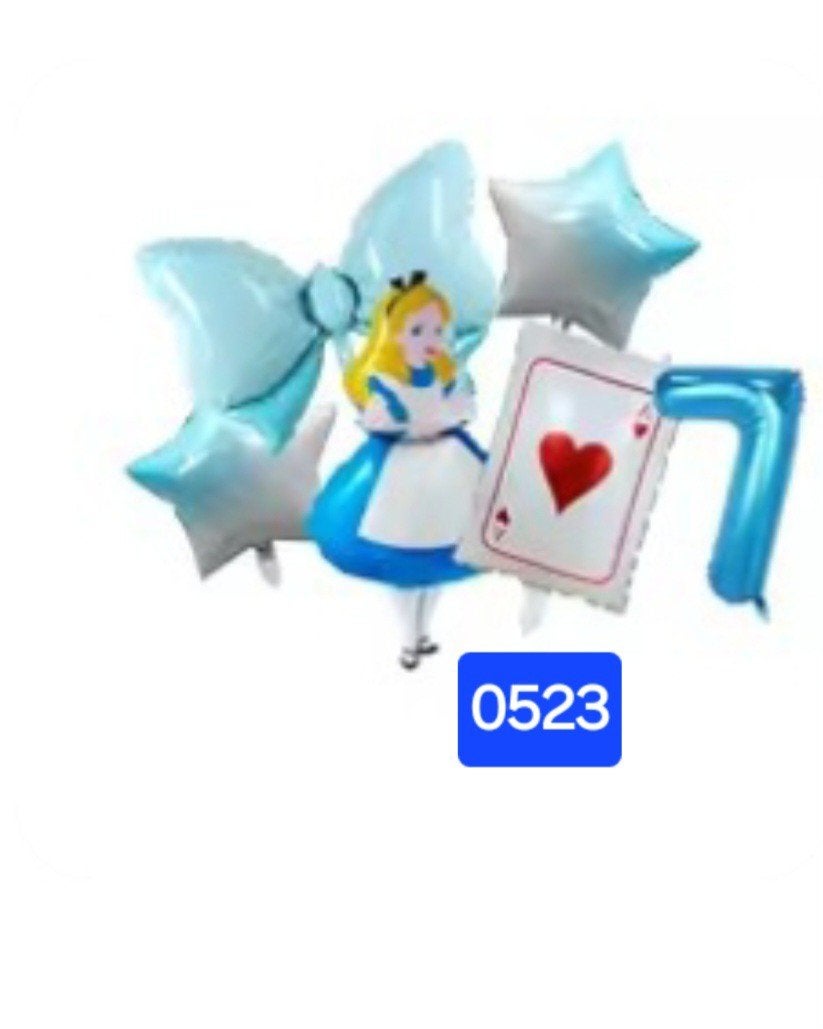 Alice in Wonderland Ballonnen Set - Nieuw, Ophalen, Nieuw, Versiering, Verjaardag