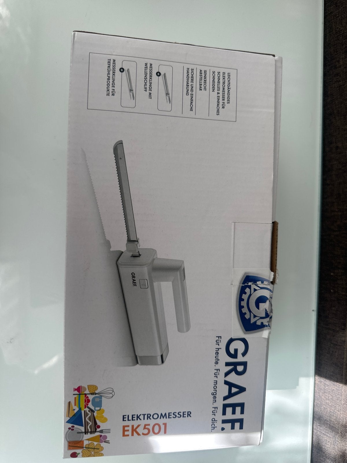 Graef Elektromes EK501 - Elektrisch mes voor snel snijden, Graef, Nieuw, 2424ss, Graef