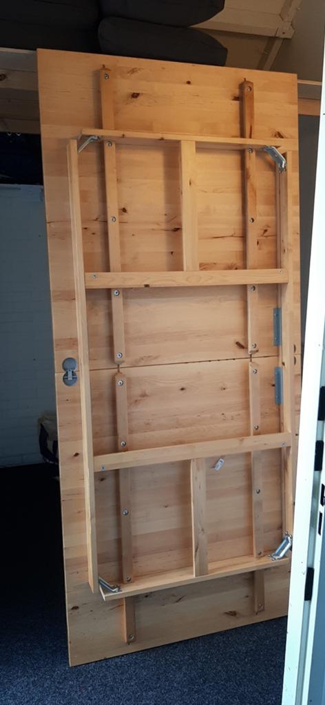 Eettafel 220cm (uitschuifbaar tot 267 cm), Ophalen, Gebruikt, 50 tot 100 cm, 200 cm of meer