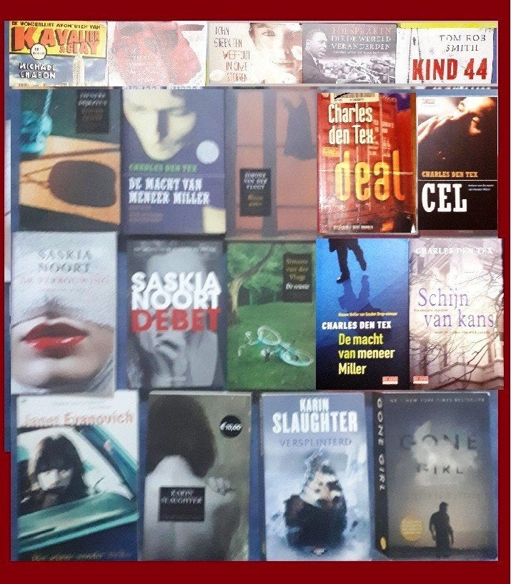 30xArneDahl,Baldacci, KarinSlaughter,SaskiaNoort,NicciFrench, Ophalen of Verzenden, Zo goed als nieuw