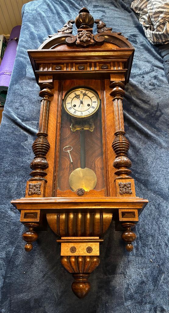 Regulateur wandklok, Antiek en Kunst, Ophalen