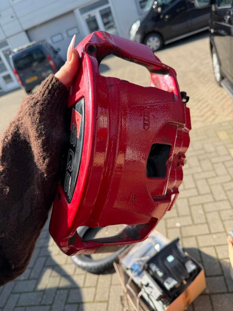 Remklauw Audi SQ5 - Rood (Gebruikt), Auto-onderdelen, Remmen en Aandrijving, Ophalen of Verzenden, Gebruikt, Audi