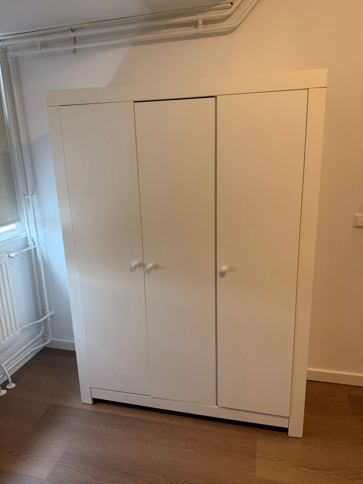 Witte kledingkast van Bopita, Ophalen, 100 tot 150 cm, Zo goed als nieuw, 150 tot 200 cm