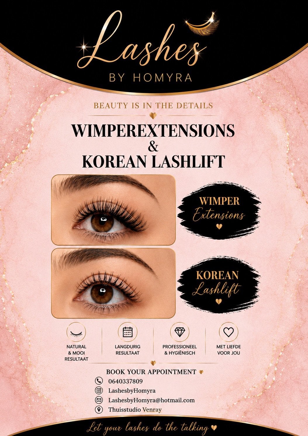 🌴 VAKANTIEPROOF WIMPERS VOOR MAAR €35! ✨, 33 - 40 uur, Overige niveaus, Starter, Overige vormen