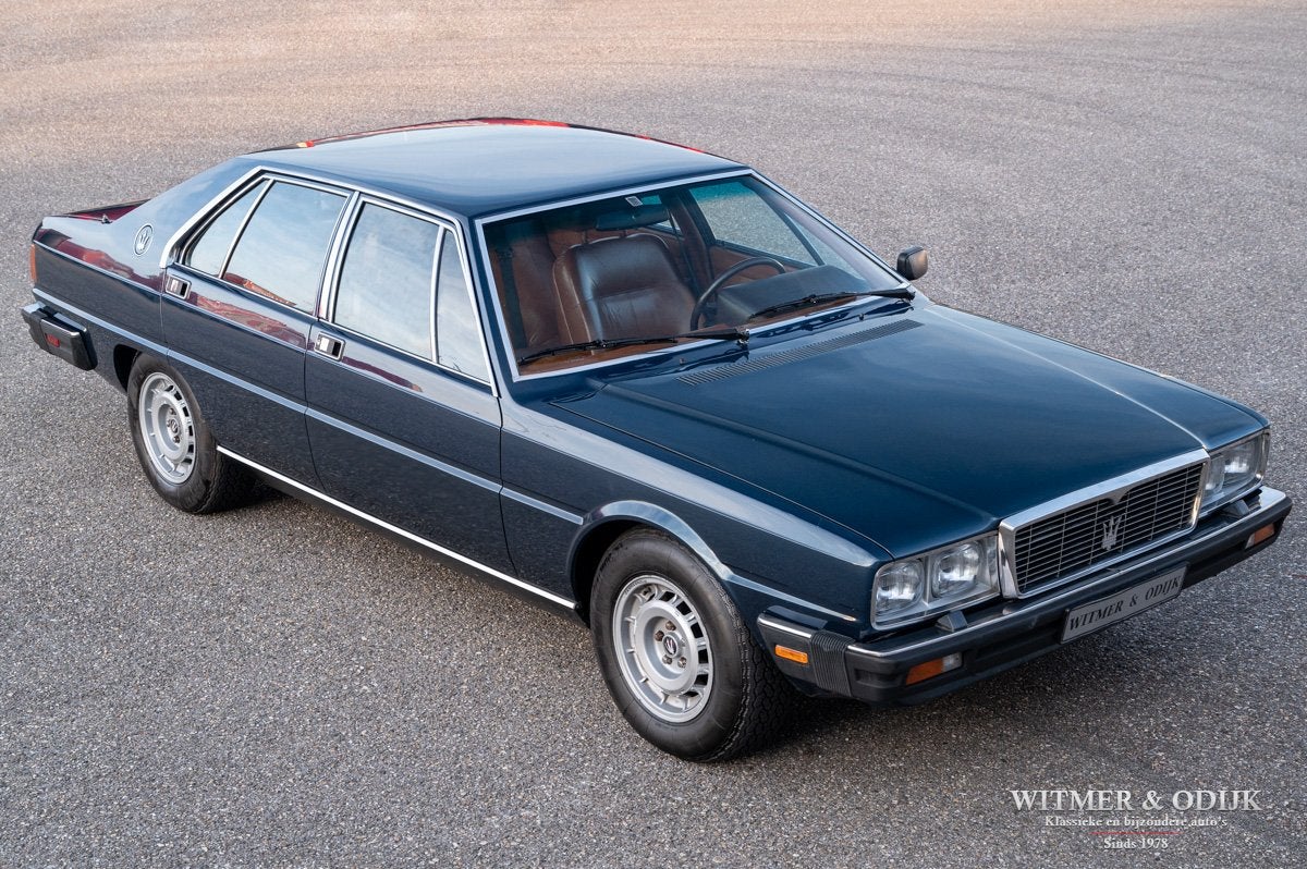 Maserati Quattroporte 4.9 V8 Beroemde auto (bj 1983), Auto's, Automaat, Dealer onderhouden, Achterwielaandrijving, 8 cilinders