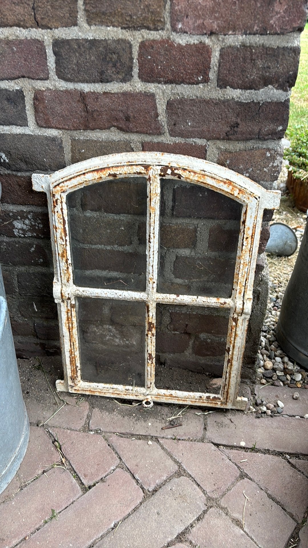 Oud boerderij raampje, Antiek en Kunst, Ophalen of Verzenden